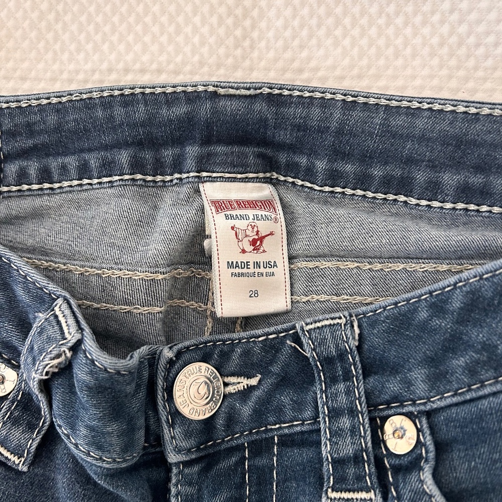 True Religion low rider skinny jeans size 28